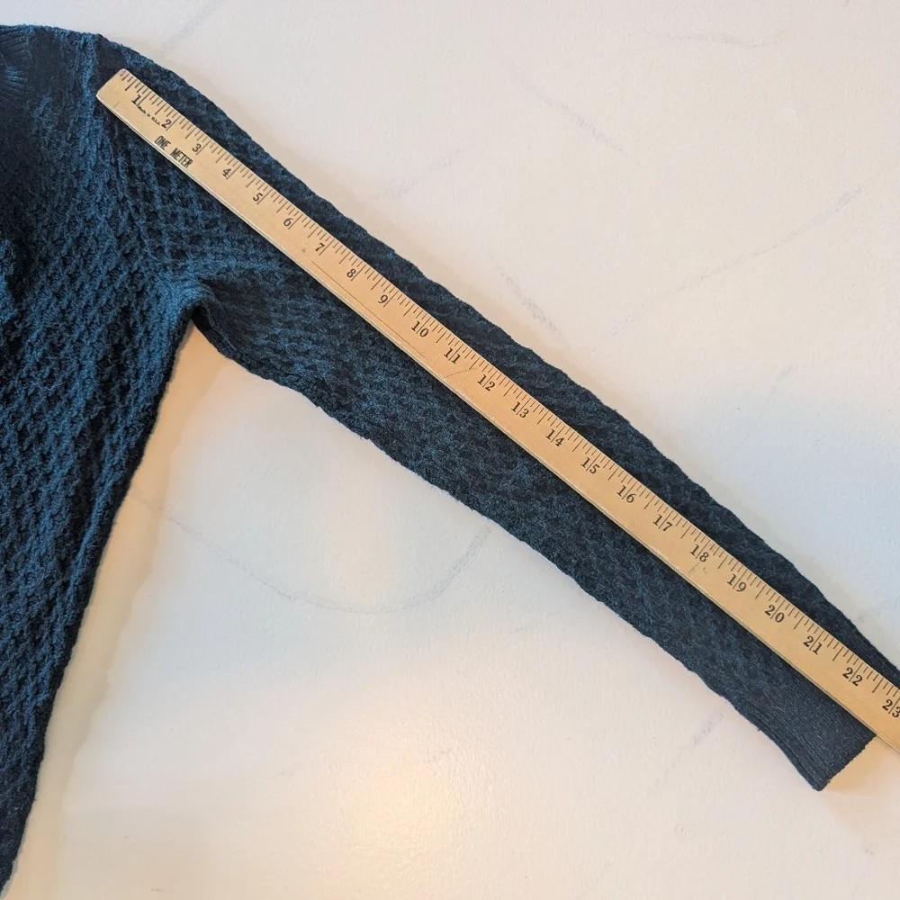 Loft Women's Cable Knit Sweater Dress, Dark Green, Size Small - Picture 5 of 7